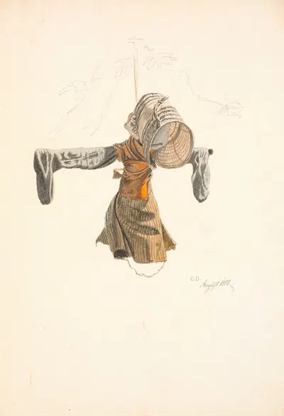 Et fugleskræmsel by Кристен Дальсгорд, 1850 — digital art print download