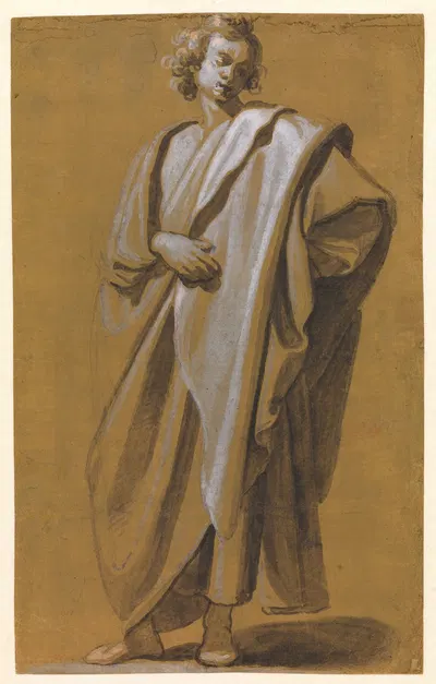 Apostlen Johannes stående by Cigoli (Ludovico Cardi) — digital art print download