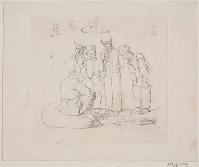 En russisk matros på Toldboden by Константин Хансен, 1827 — digital art print download