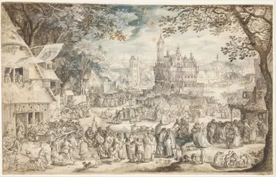 Kermesse by Давид Винкбунс, 1602 — digital art print download