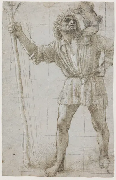 Den hellige Christophorus by Donato Bramante — digital art print download