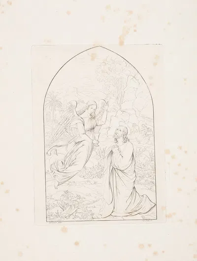 Kristus i Getsemane have by Carl Edvard Sonne, 1828 — digital art print download
