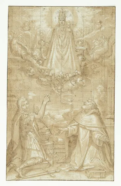 A crowned Madonna and Child by Francesco Francia — digital art print download
