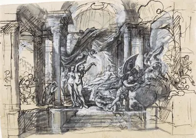 Allegorisk scene by Francesco La Marra — digital art print download