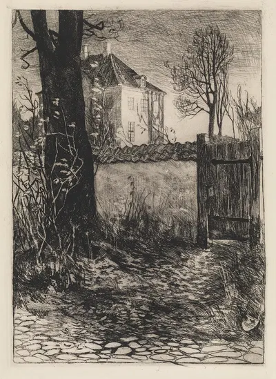 Huset i Skipperalleen by Ханс Николай Хансен — digital art print download