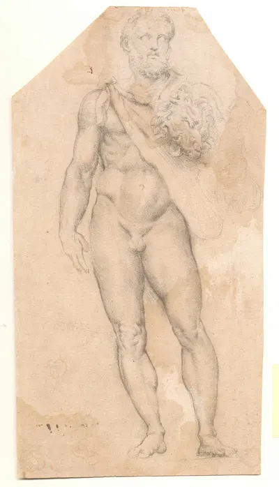 Hercules med Telephosbarnet by Hans Rottenhammer — digital art print download