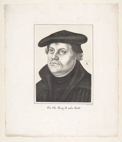 Martin Luther by Johan Ludvig Lund — digital art print download