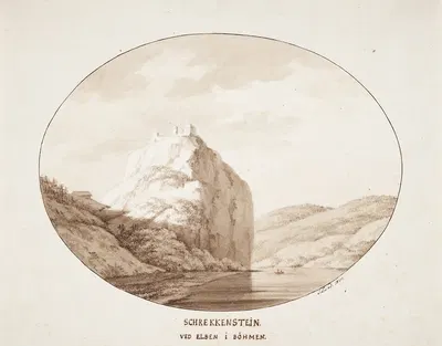 Schrekkenstein by Johan Ludvig Lund, 1801 — digital art print download