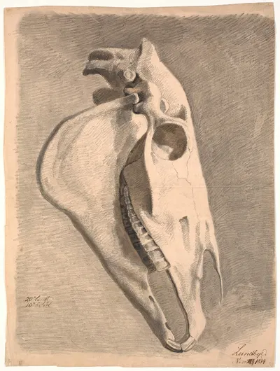 Hestekranium by Йохан Томас Лундбю, 1834 — digital art print download