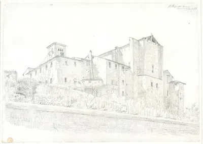 Ss Quattro Coronati by Йорген Рёд, 1838 — digital art print download