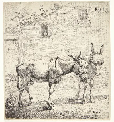 To æsler by Карел Дуйардин, 1652 — digital art print download
