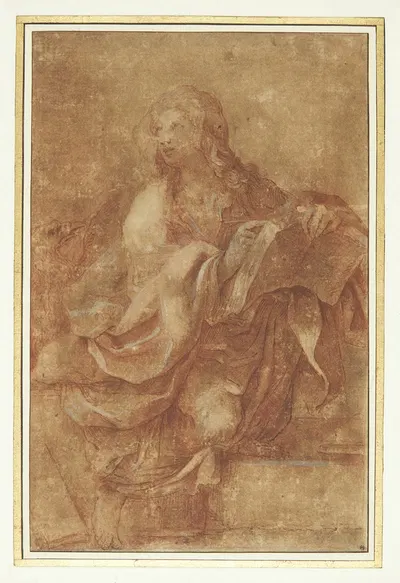 Johannes Evangelist by Lodovico Carracci — digital art print download