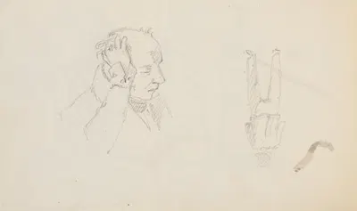 To figurstudier by Martinus Rørbye, 1833 — digital art print download