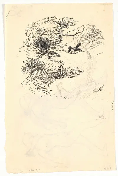 Mikkel Ræv og Klavs Skade by Нильс Сковгорд, 1911 — digital art print download