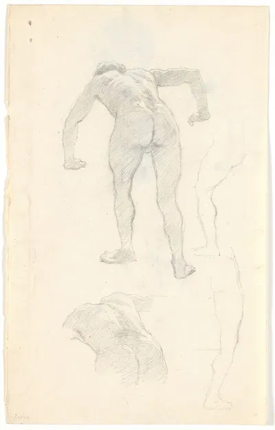 Modelstudie by Нильс Сковгорд, 1887 — digital art print download
