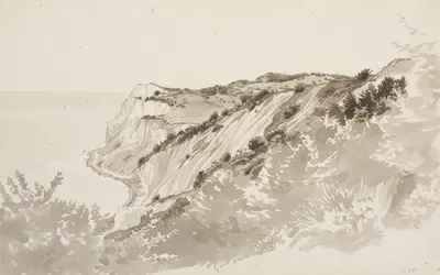 Møens Klint by П. К. Сковгорд, 1846 — digital art print download