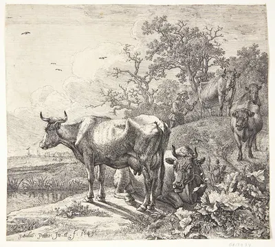 Kohyrden by Паулус Поттер, 1649 — digital art print download
