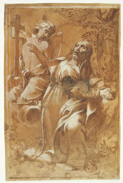 Jesus i Gethsemane have by Raffaellino dal Colle — digital art print download