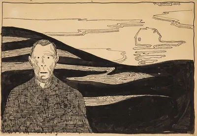 Aftenlandskab by Роберт Шторм Петерсен, 1908 — digital art print download