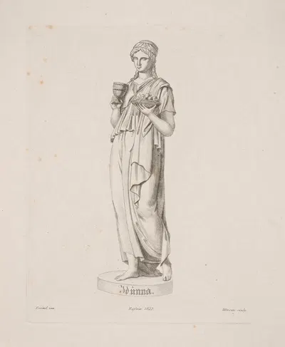 Idunna by Søren Henrik Petersen, 1822 — digital art print download