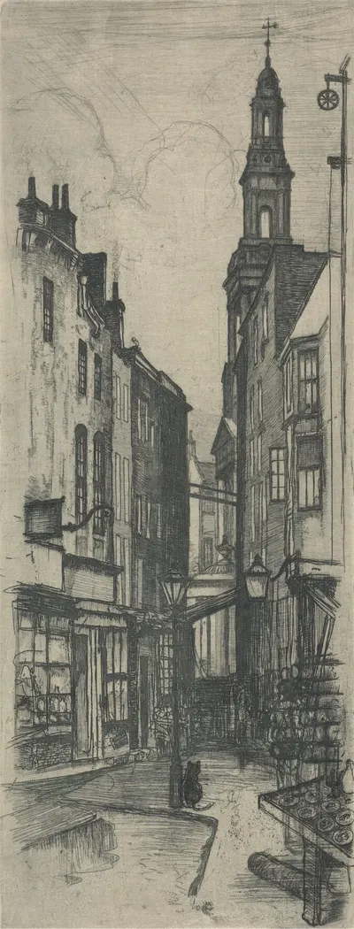 Church Row, Strand by Edgar M. Wilson — digital art print download