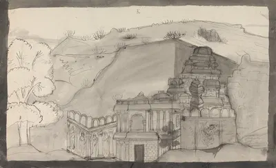 Exterior View of Keylas (Kailasanatha) by Гангарама Чинтаман Тамбат — digital art print download