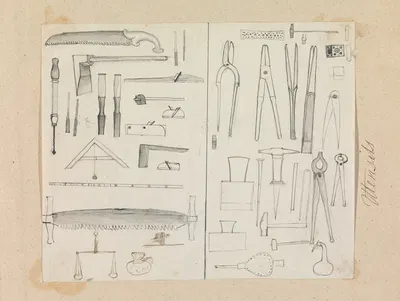 Utensils by Гангарама Чинтаман Тамбат — digital art print download