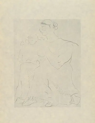 H. Gaudier-Brzeska, 1891-1915 Pl.08 by Анри Годиер-Бржезка, 1919 — digital art print download