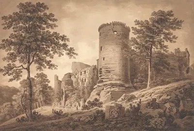 Bothwell Castle, Lanarkshire by Хью Уильям Уильямс, 1798 — digital art print download