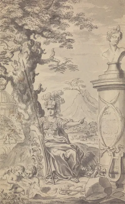 Town and Country Magazine – Frontispiece for 1769 by Isaac Taylor — digital art print download