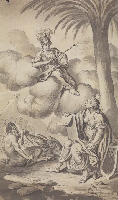 Town and Country Magazine – Frontispiece for Vol. IV, 1772 by Isaac Taylor — digital art print download