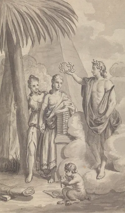 Town and Country Magazine, Frontispiece for Vol. X for 1778 by Isaac Taylor — digital art print download