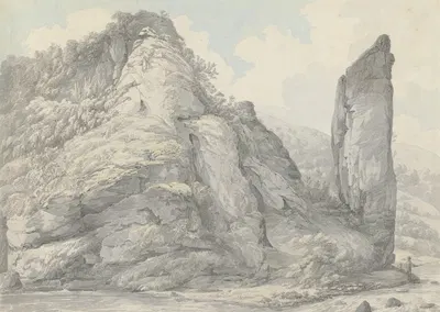 Landscape in Derbyshire by Джон Уэббер, 1789 — digital art print download