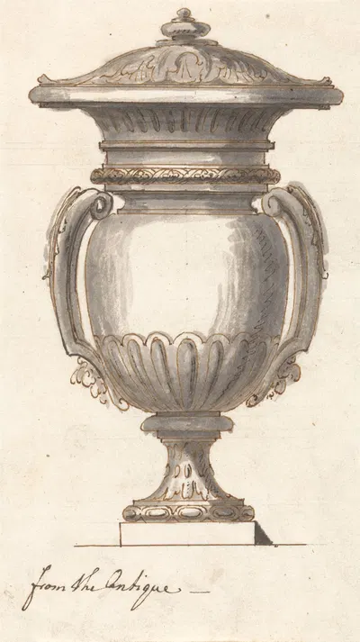 Design for a Vase by Joseph Wilton — digital art print download