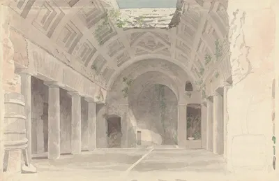 A Roman Villa by Lewis Vulliamy — digital art print download