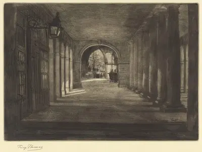 Клуатры by Перси Томас, 1897 — digital art print download