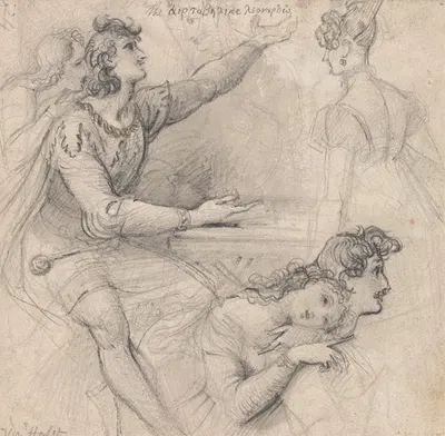 Theatrical Studies by Теодор фон Холст — digital art print download