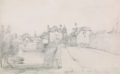Oxford, Folly Bridge by William Turner of Oxford — digital art print download