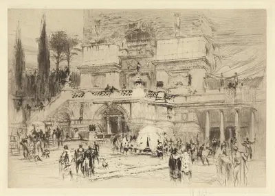 Villa Quintilii by Уильям Уолкот, 1921 — digital art print download