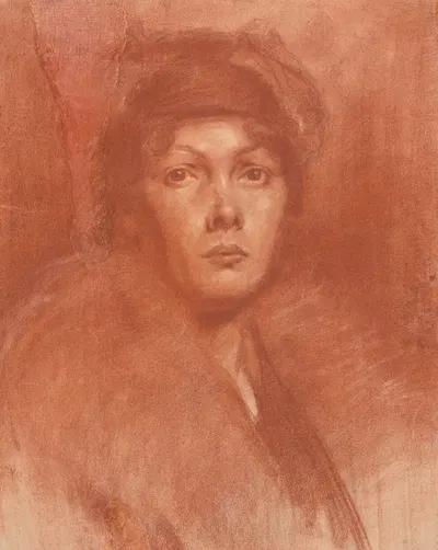 Podobizeň mladej dámy by Ákos Aranyossy, 1890–1895 — digital art print download
