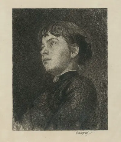 Podobizeň mladej ženy by Ákos Aranyossy, 1891 — digital art print download