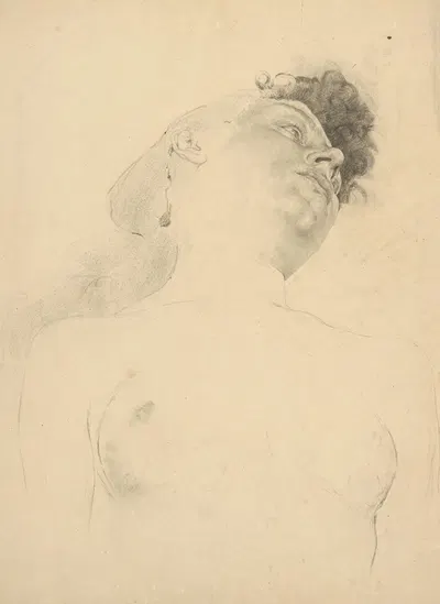 Štúdia aktu ležiacej ženy by Ákos Aranyossy, 1888–1893 — digital art print download