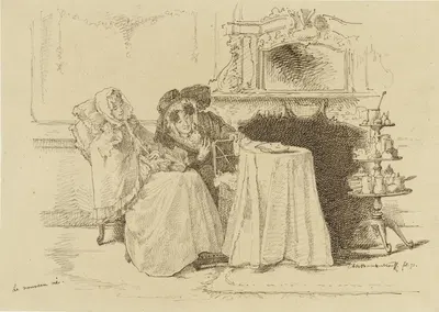 De pasgeborene by Александр Хуго Баккер Корфф, 1871 — digital art print download