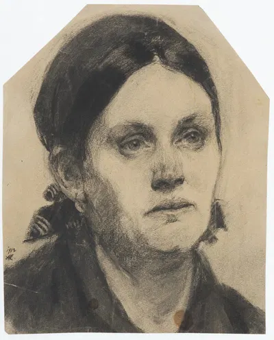 Head Study of a Woman by Андрей Ковачик, 1912 — digital art print download
