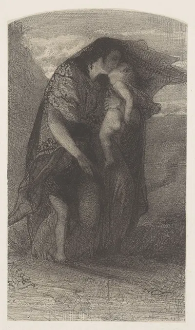 Medea by Огюст Аллебе, 1848 - 1909 — digital art print download