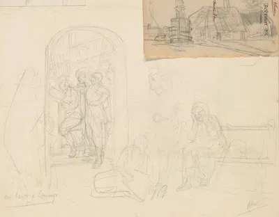 Vondel in de bank van leeninge by Огюст Аллебе, 1848 - 1927 — digital art print download