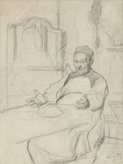 Study of an Innkeeper by Доминик Скутецкий, 1911 — digital art print download