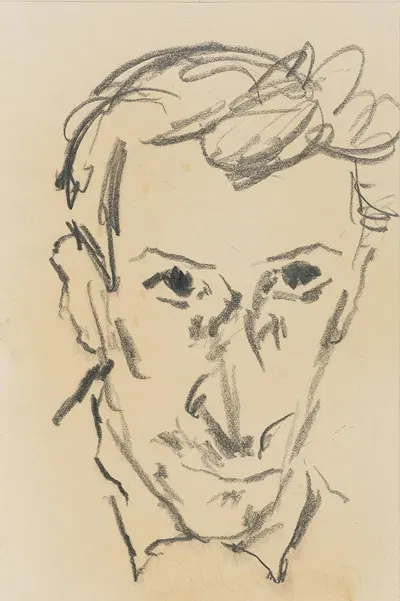 Selbstporträt by Edmund Kalb, 1927 — digital art print download
