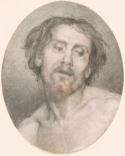 Study for the Head of Christ by Эдуар Брандон — digital art print download
