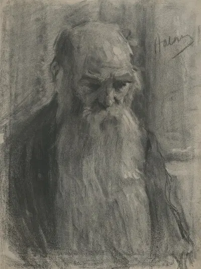 Podobizeň bradatého starca by Элемир Халяш-Градила, 1900–1910 — digital art print download